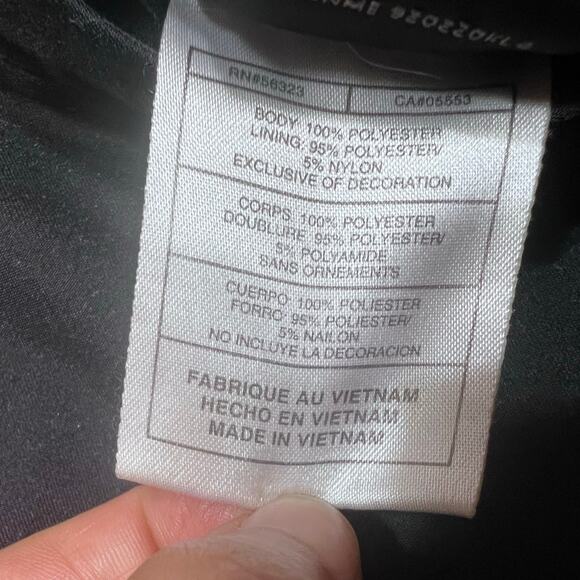 Nike Golf V-Neck Long Sleeve Pullover Reversible Windbreaker Men XXL Black Used - Picture 9 of 9